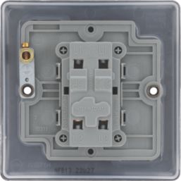 British General Nexus Metal 20A 16AX 1-Gang 2-Way Intermediate Switch  Matt Black