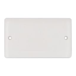 Vimark Pro 2-Gang Blanking Plate White