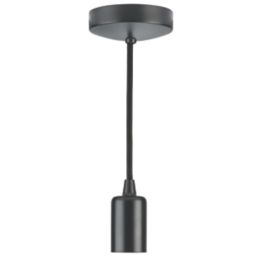 Knightsbridge  Contemporary Pendant Anthracite
