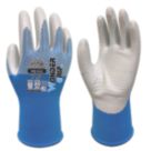 Wonder Grip WG-522W Bee-Tough Gloves Blue/White Small