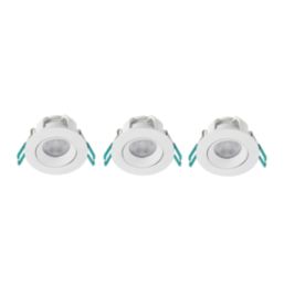 Sylvania SylSpot Neos Adjustable & Tiltable  LED Recessed Spotlight White 4.8W 400lm 3 Pack