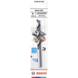 Bosch PointTeQ Straight Shank Metal Drill Bit 8mm x 117mm