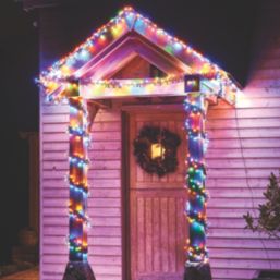 1000 LED Indoor & Outdoor Multi Colour Cluster Christmas Lights