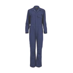 Site Betoia Womens Stretch Coveralls Blue Size 10 28" L