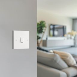 British General 900 Series 20A 16AX 1-Gang 2-Way Light Switches  White  5 Pack