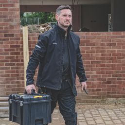 DEWALT Kansas  Soft Shell Jacket Black Large 46" Chest