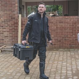 DEWALT Kansas  Soft Shell Jacket Black Large 46" Chest