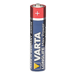 Varta Longlife Max Power AAA Alkaline Batteries 4 Pack