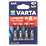 Varta Longlife Max Power AAA Alkaline Batteries 4 Pack