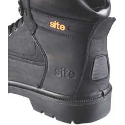 Site Marble Size 11  Black  Water-Resistant Steel Toe Cap Safety Boots