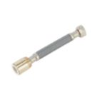 Flomasta Push-Fit Straight Flexible Hose 15mm x 1/2" x 150mm