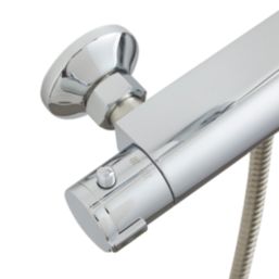 Highlife Bathrooms Tolsta Cool Touch Rear-Fed Exposed Chrome Thermostatic Shower
