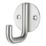 Essentials Single Hook Satin Stainless Steel 65mm
