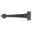 GateMate Black Straight Ornamental Heavy Duty Tee Hinges 106mm x 12" x 300mm 2 Pack