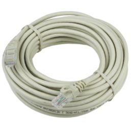 Philex Beige Unshielded RJ45 Cat 5e Ethernet Cable 10m