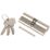 Smith & Locke  6-Pin Euro Cylinder 45-55 (100mm) Nickel