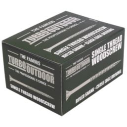 Turbo Outdoor  PZ Double-Countersunk  Multipurpose Screws 6mm x 150mm 50 Pack