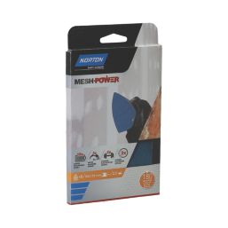 Norton   180 Grit Mesh Wood, Plaster, Plasterboard & Paint Sanding Sheets 180mm x 150mm 5 Pack