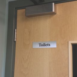 Essentials Toilets Sign 50mm x 200mm