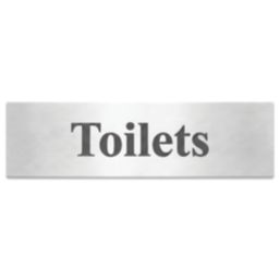 Essentials Toilets Sign 50mm x 200mm