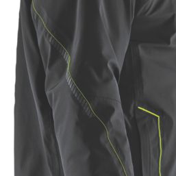 Blaklader Stretch  Work Jacket Black/Yellow X Small 34" Chest