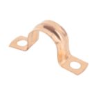 Essentials  15mm Pipe Clips Copper 10 Pack