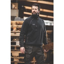 Scruffs Delta Sweatshirt Black X Large 46" Chest