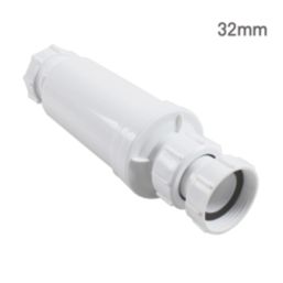 Flomasta Round Pedestal Trap White 1¼" x 32mm