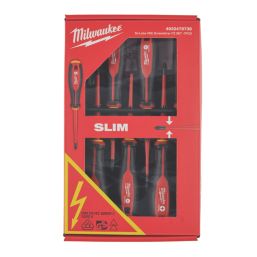 Milwaukee Tri-Lobe Mixed  VDE Screwdriver Set 7 Pieces