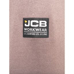 JCB Trade Zip Thru Hoodie Grey 2X Large 50-52" Chest