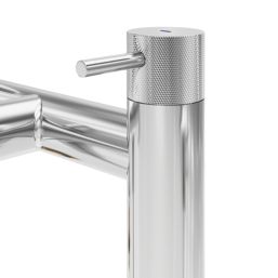 Swirl Melba Chrome 185mm Deck Mounted Dual Control Manual Shower Mixer Tap