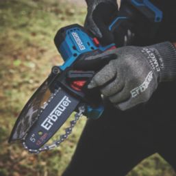 Erbauer ERI1035PRS 18V 1 x 3.0/6.0Ah Li-Ion EXT Brushless Cordless 12cm Chainsaw