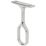 Smith & Locke Oval Centre Brackets Polished Chrome 30mm