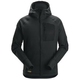 Snickers 8041 FlexiWork Hoodie Black Small 36" Chest