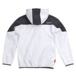 Scruffs Worker  Softshell Jacket White / Graphite 2X Large 53" Chest