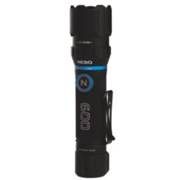 Nebo Blueline Flex Rechargeable LED Handheld Torch Black 600lm