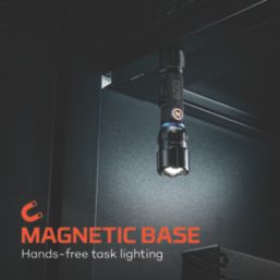 Nebo Blueline Flex Rechargeable LED Handheld Torch Black 600lm