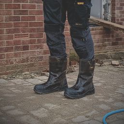 DEWALT Millington Size 7  Brown Waterproof  Safety Rigger Boots