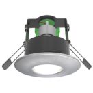 4lite WiZ Connected Fixed  Fire Rated LED Smart Downlight Satin Chrome 4.9W 345lm