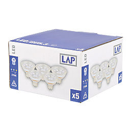 LAP  GU5.3 MR16 LED Light Bulb 345lm 5W 5 Pack
