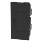 LAP  13A Grid Fused Spur Black