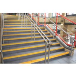 COBA COBAGRiP Yellow GRP Slip Resistant Stair Nosing 1000mm x 55mm x 55mm