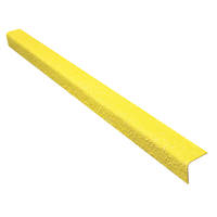 COBA Europe  Yellow GRP Slip Resistant Stair Nosing 1000 x 55 x 55mm