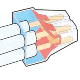 Wago 773-104
 24A 4-Way Push-Wire Connectors 100 Pack