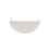FloPlast  Half Round Internal Stop End White 112mm