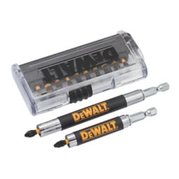 DEWALT  6.35mm Hex Shank Mixed Impact Torsion Screwdriver Bit Set 14 Pcs