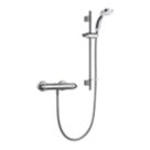 Mira Coda Pro Rear-Fed Exposed Polished Chrome  Thermostatic Mixer Shower