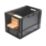 Barton 76Ltr 400mm x 600mm x 400mm Black Open Fronted Euro Container