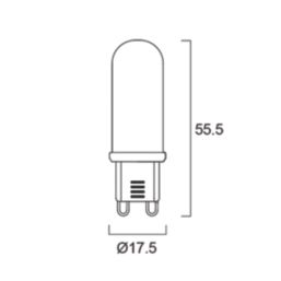 Sylvania ToLEdo Retro G9 Capsule LED Light Bulb 470lm 4.4W 220-240V