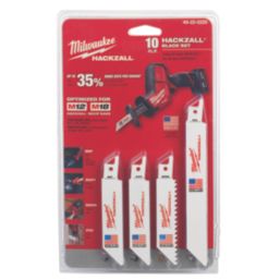 Milwaukee Hackzall 49220220 Multi-Material Blade Set 10 Pieces